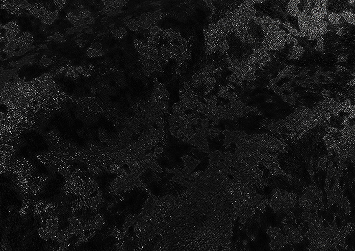 Crushed Velvet, Black Noir - Roman Blind - Image 4